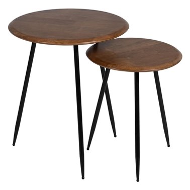 COFFEE TABLE BROWN-BLACK...