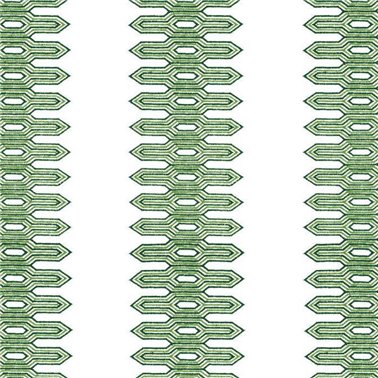 Nola Stripe Embroidery Green W720808