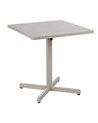 MESA AUXILIAR PLEGABLE TAUPE ACERO 70 X 70 X 74 CM