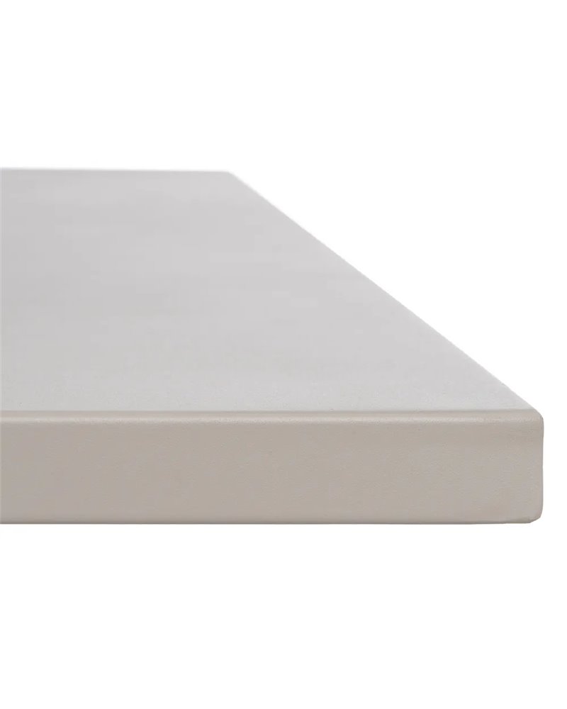 MESA AUXILIAR PLEGABLE TAUPE ACERO 70 X 70 X 74 CM