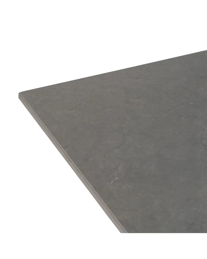 MESA EXTENSIBLE GRIS-NEGRO 170 X 90 X 76 CM