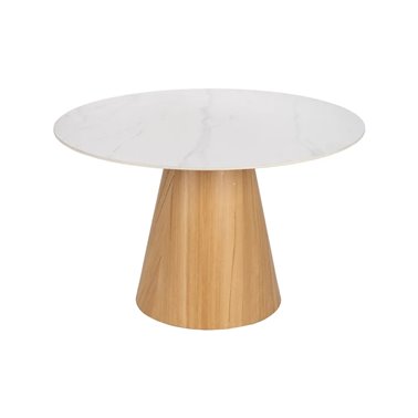 DINING TABLE WHITE-NATURAL...