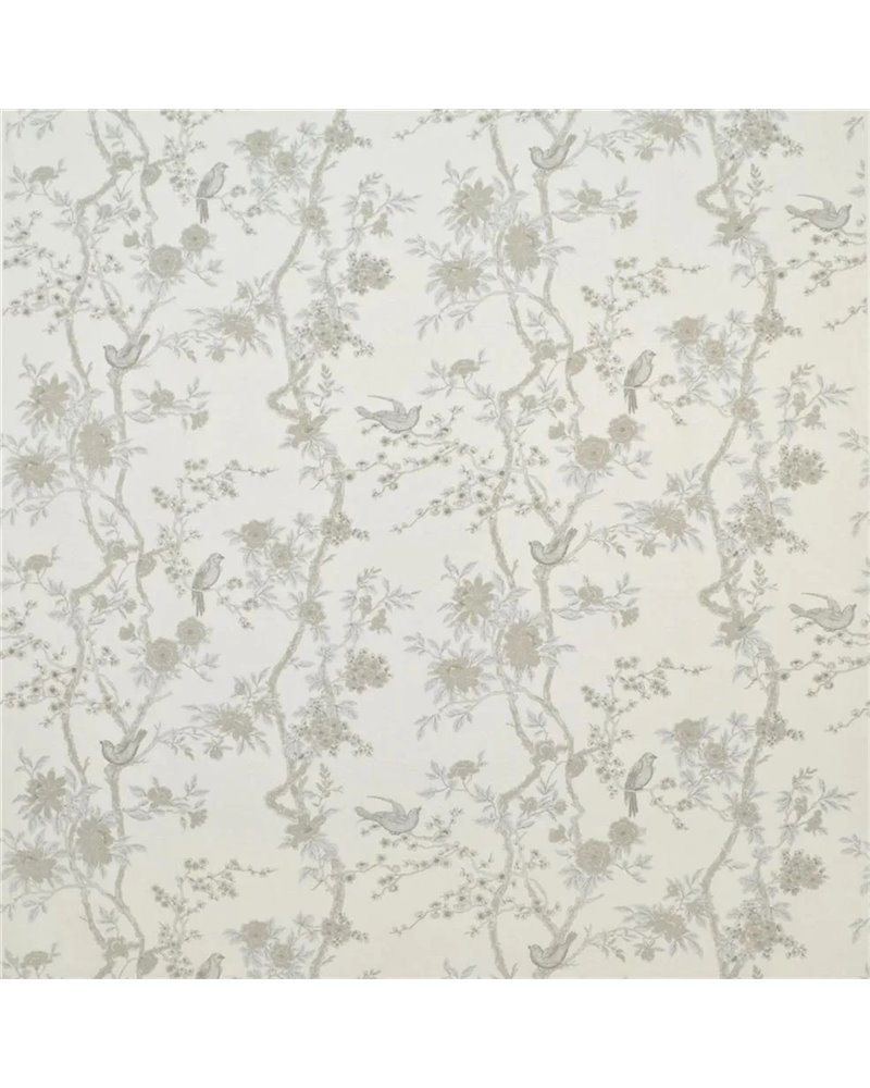 Marlowe Floral Silk Silver FRL5239-01