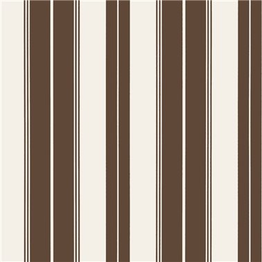 Norfolk Stripe Chocolate Brown T44049