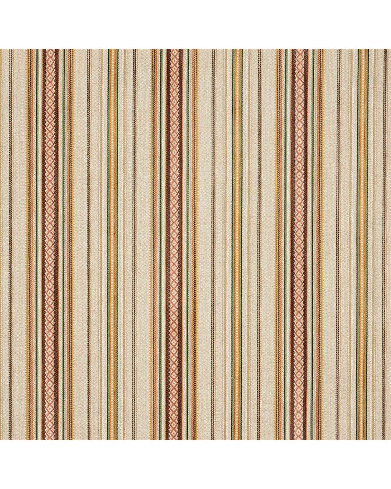 Ridgeway Stripe Terracotta F4896-02