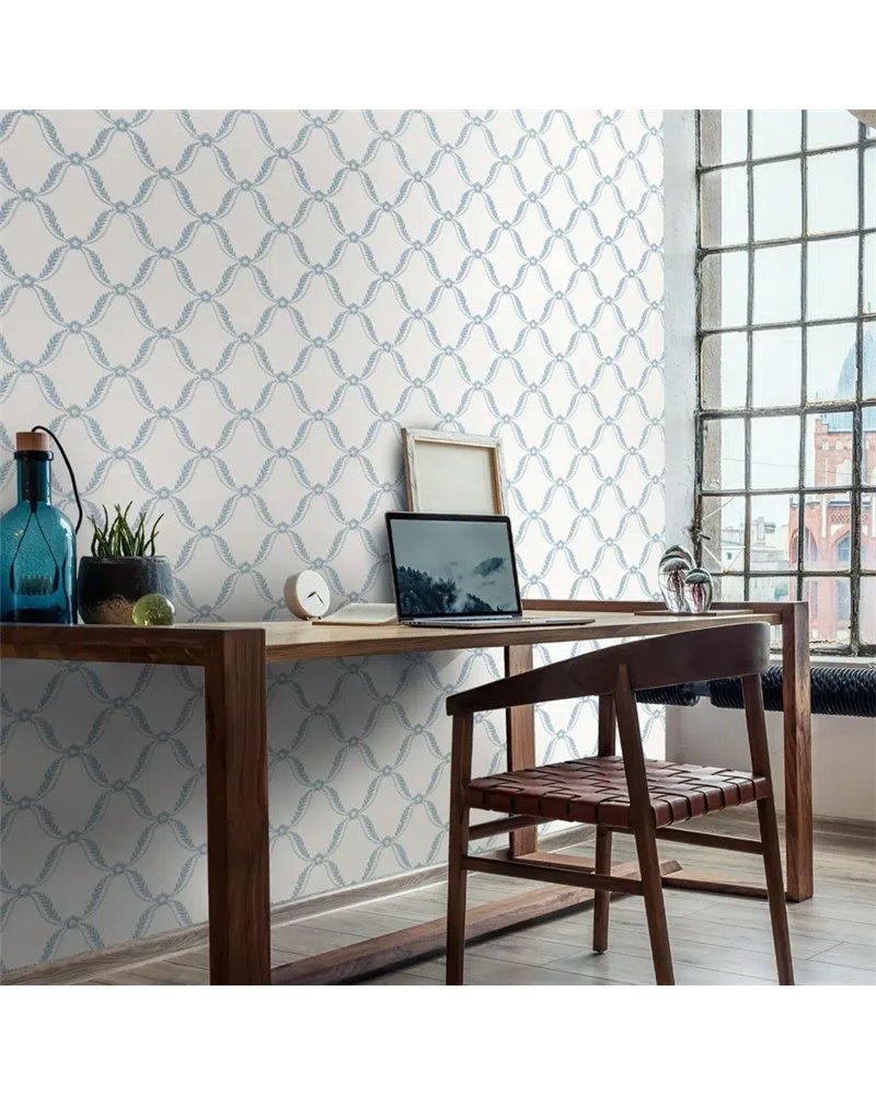 Tate Trellis Soft Blue AT57881