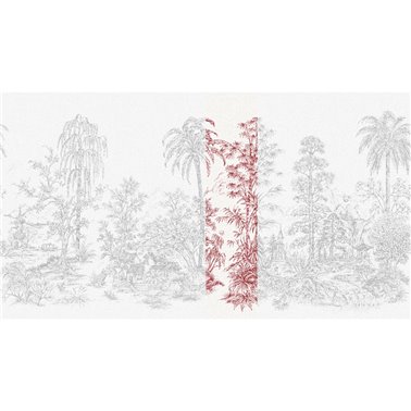 Mandalay White Red 40235