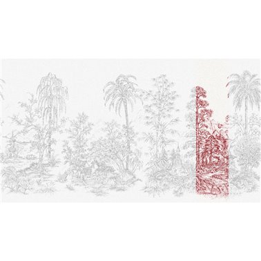 Mandalay White Red 40237