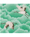 Cranes In Flight Emerald HGAT111233