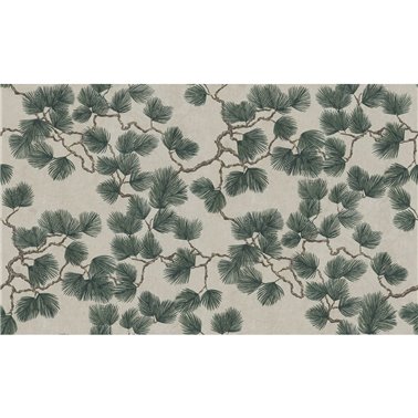 Pine Mural Green S10488