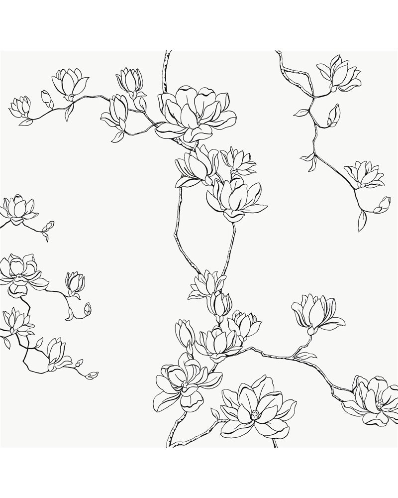 Magnolia Branches Black MF4731