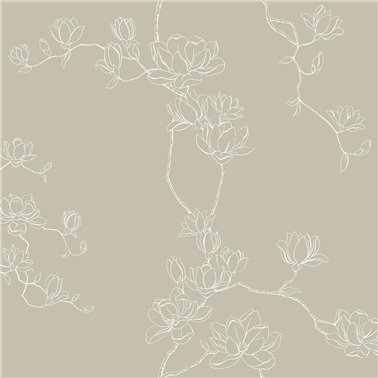 Magnolia Branches Taupe MF4736