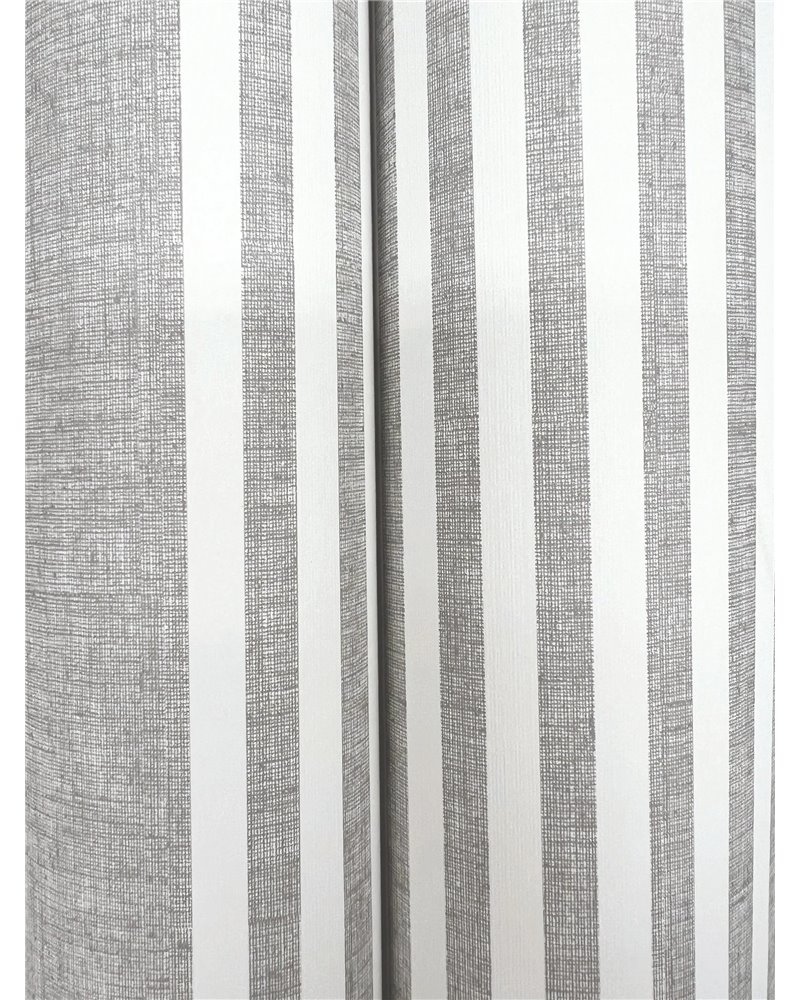 French Linen Stripe Charcoal SR1586MH